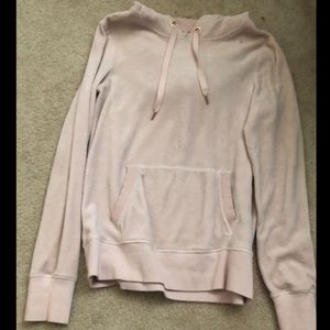 velvet pink sweatshirt